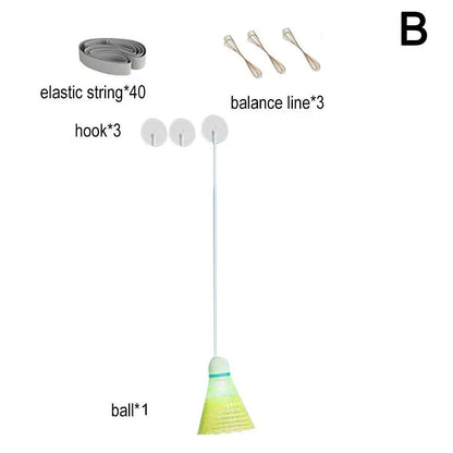 Pro Badminton Trainer: Stretch & Practice Machine
