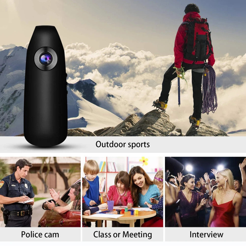 HD Micro Pocket Cam: Portable Motion Recorder