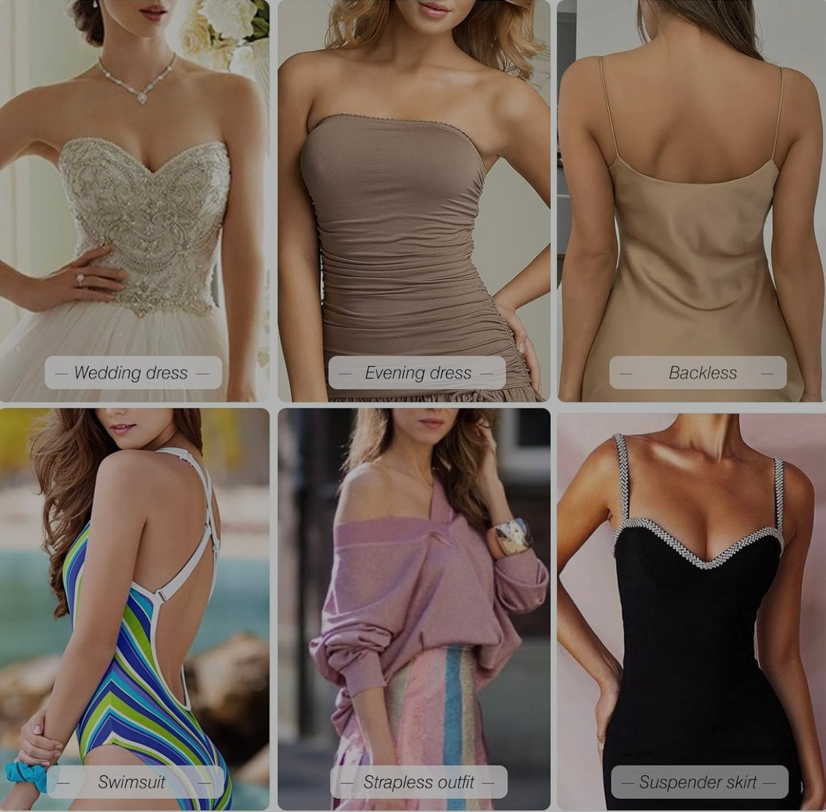 Invisible Lift-Up Silicone Bra