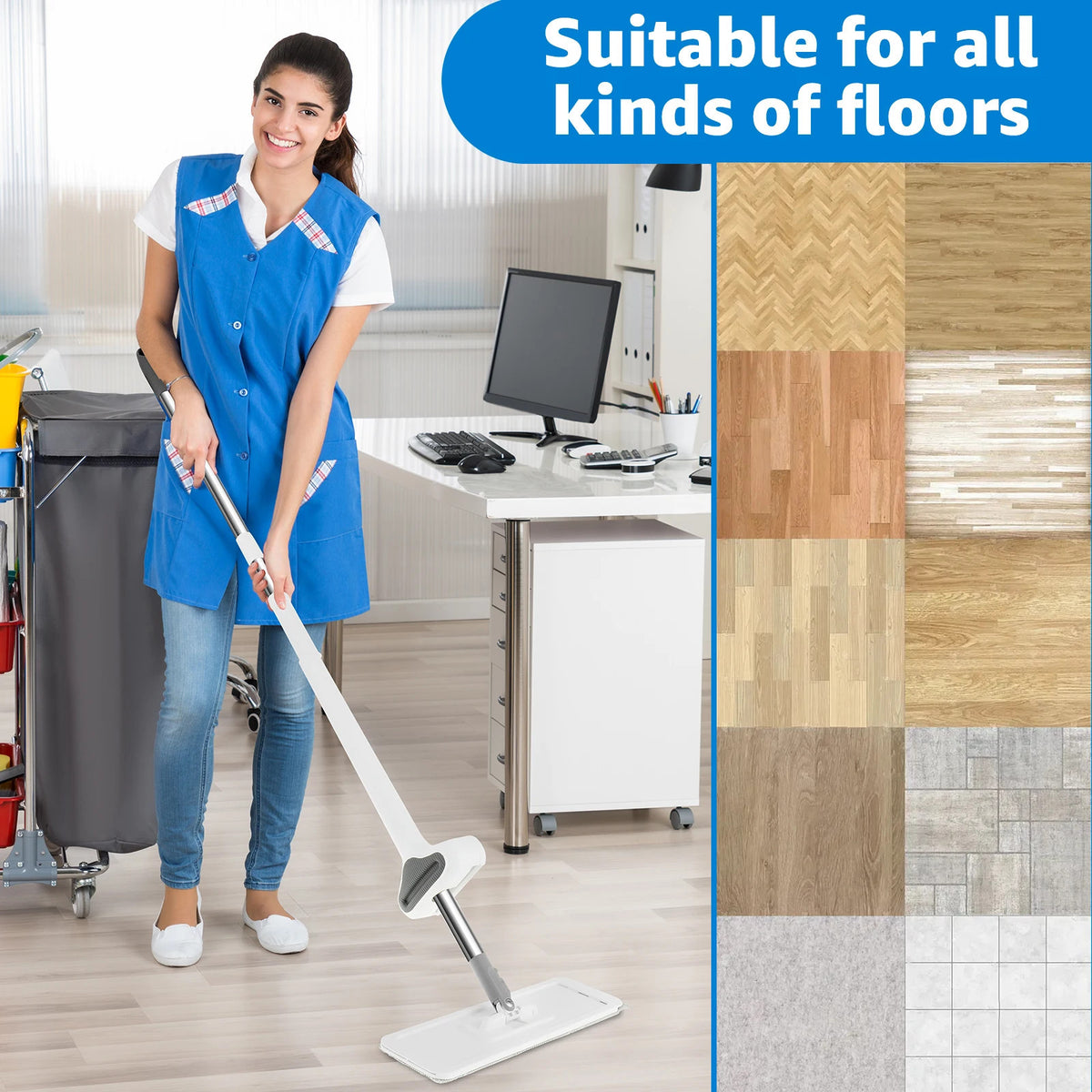 360 ° Rotating Flat Floor Mop