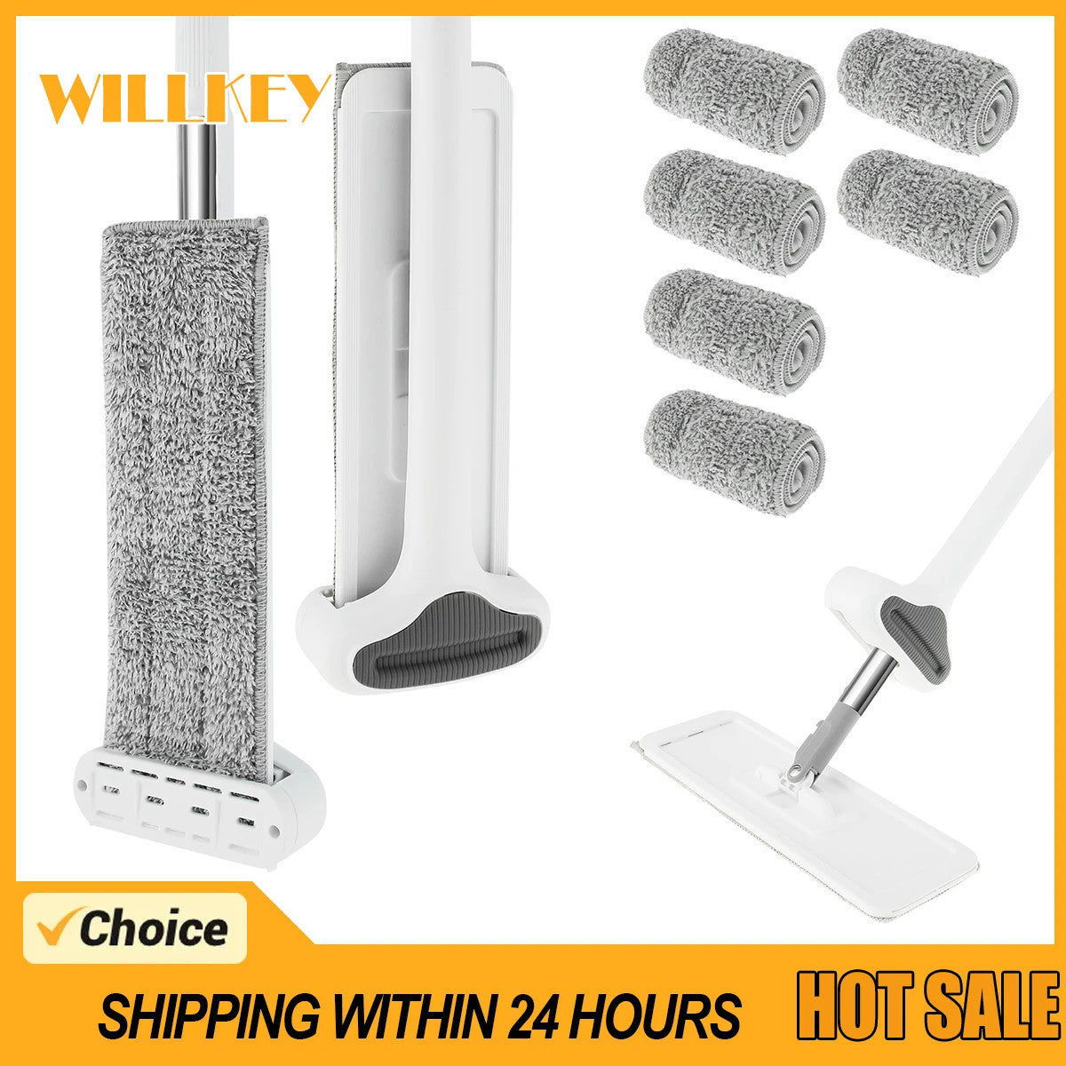 360 ° Rotating Flat Floor Mop