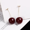 Sweet Red Cherry Earrings