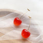 Sweet Red Cherry Earrings
