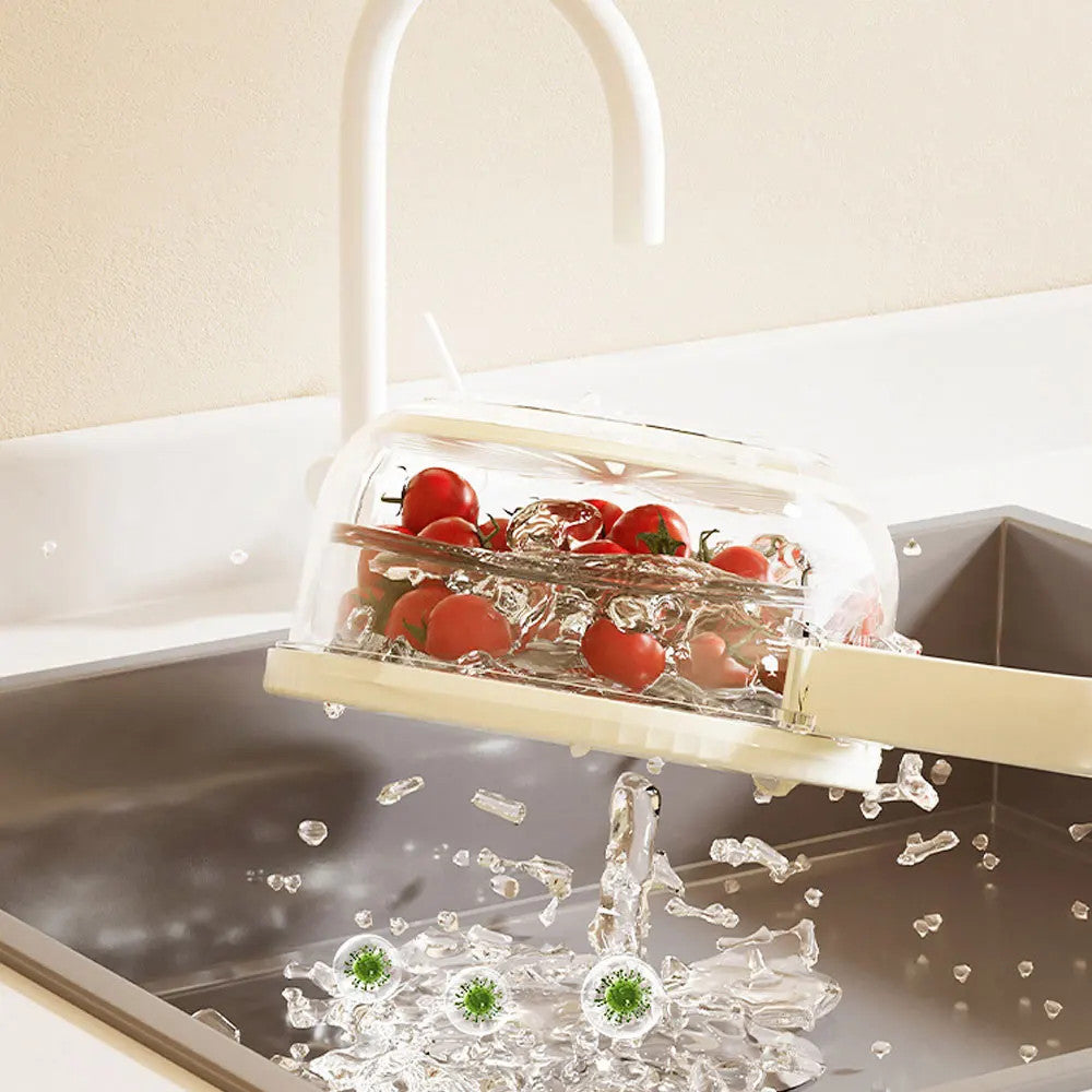 Fruit Washing Bowl Drain Basket
