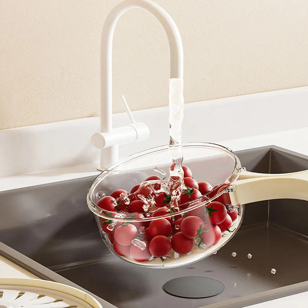 Fruit Washing Bowl Drain Basket