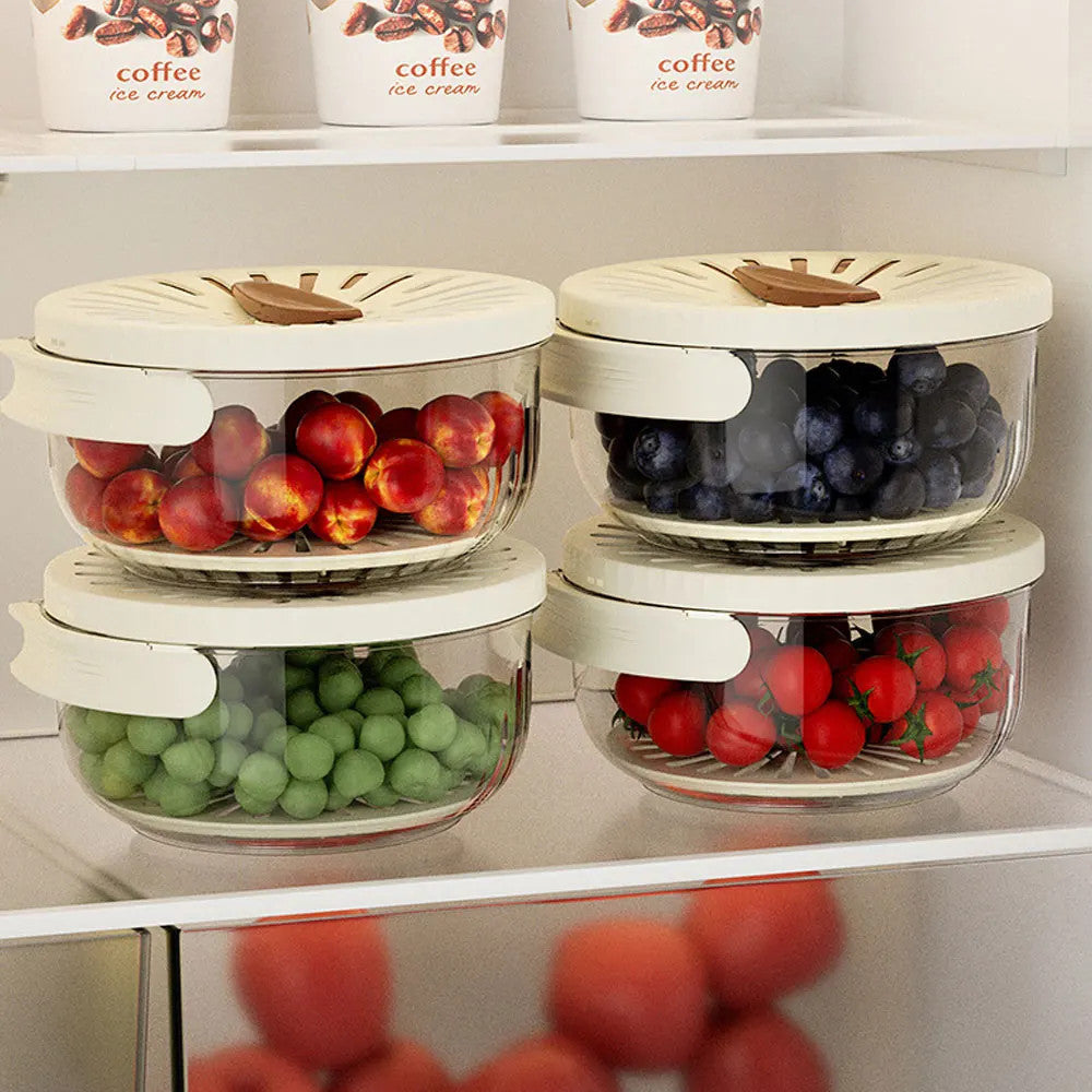 Fruit Washing Bowl Drain Basket
