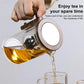 1 Set Magical Glass Teapot