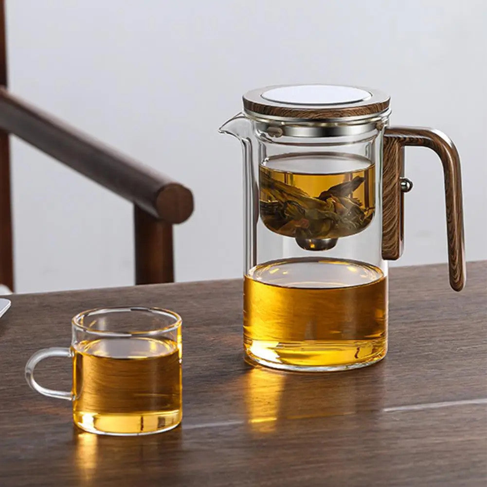 1 Set Magical Glass Teapot