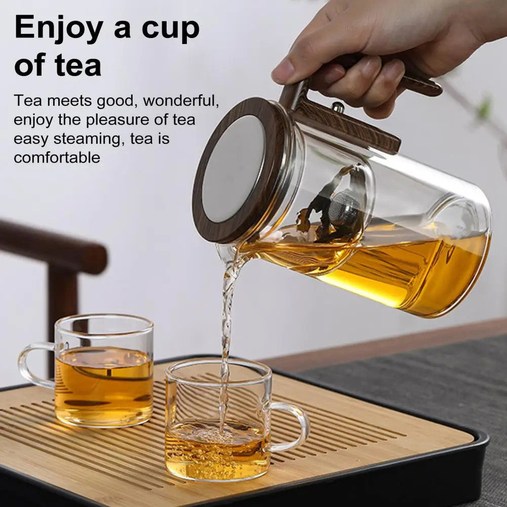 1 Set Magical Glass Teapot