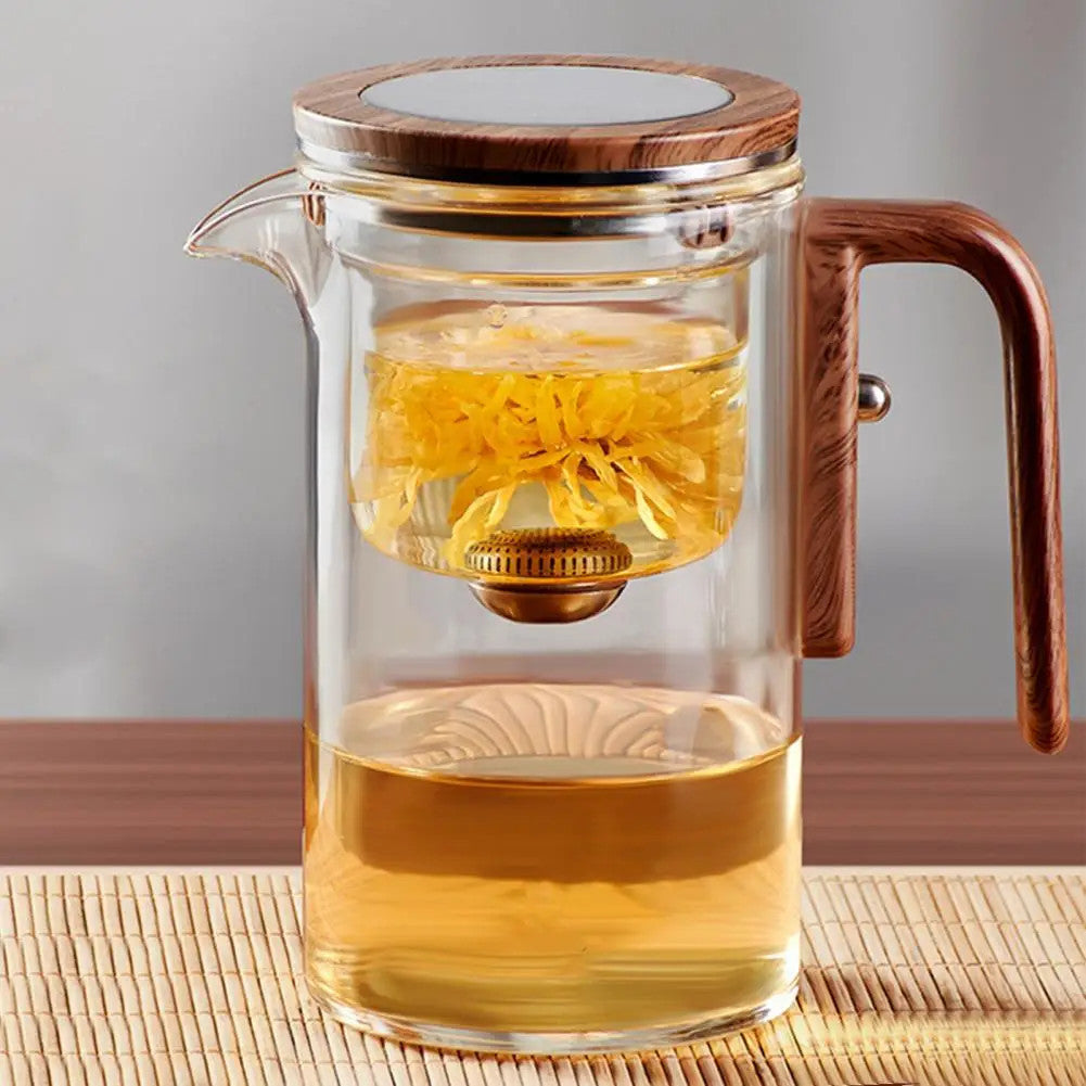 1 Set Magical Glass Teapot