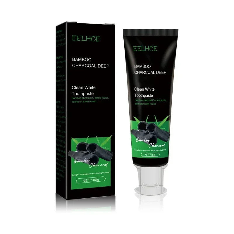 Bamboo charcoal deep tooth whitening toothpaste