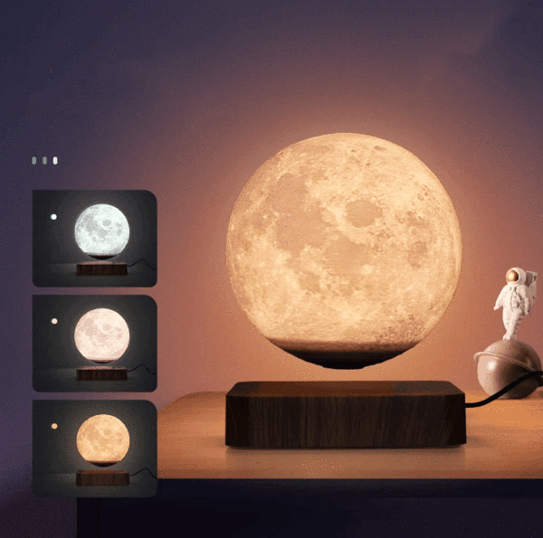 Night Light Levitating Moon Lamp