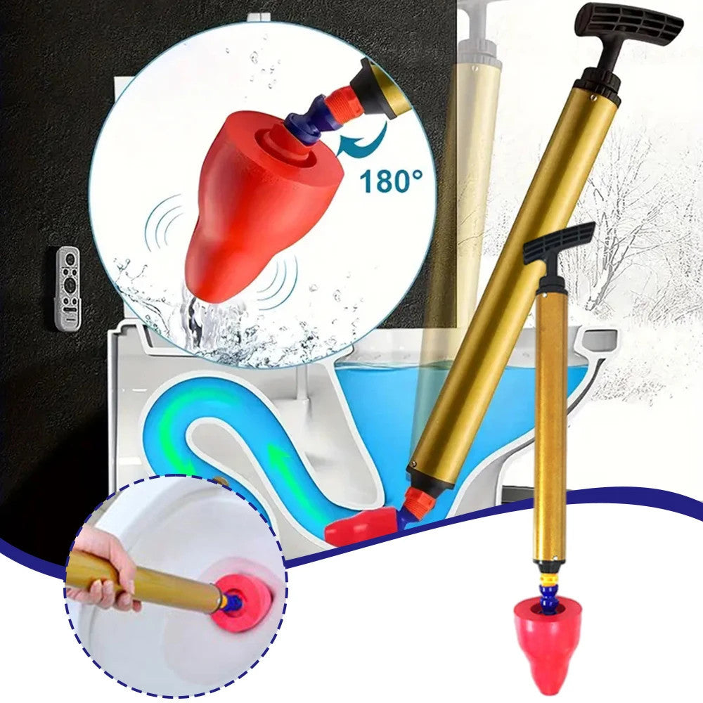 High Pressure Toilet Unclogger Heavy Duty Drain Clog