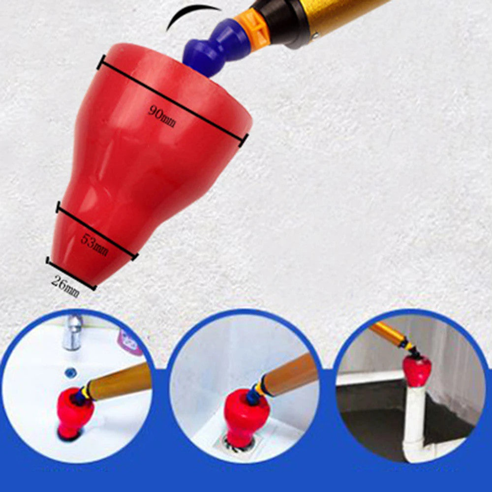 High Pressure Toilet Unclogger Heavy Duty Drain Clog