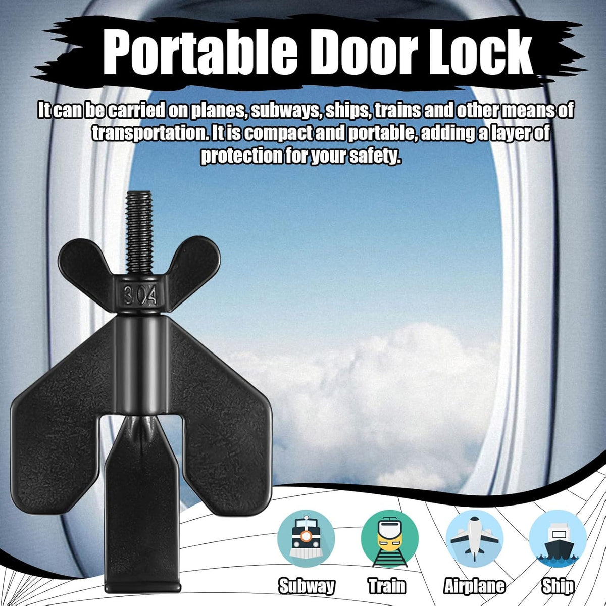 Portable Hotel Door Lock