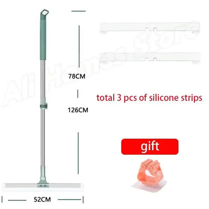 3-in-1 Floor Cleaning Squeegee Toilet Magic Broom