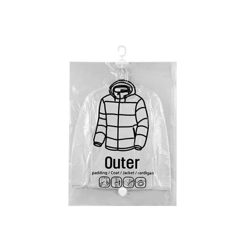 5-Pack Hanging Vacuum Storage Bags