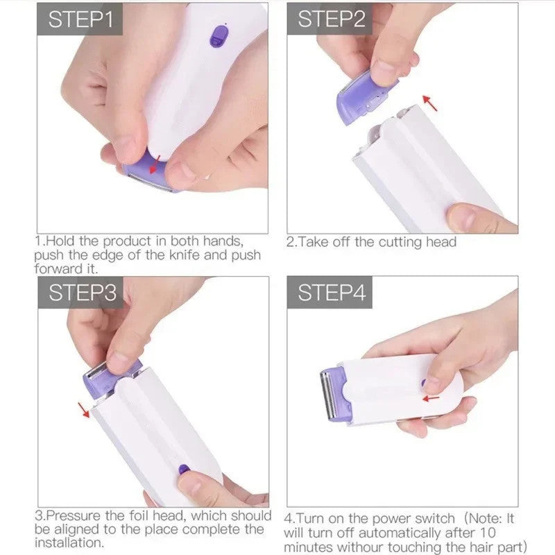 Rechargeable Mini Epilator – Painless Hair Removal