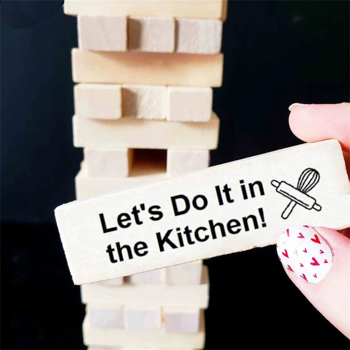 Block Tower Game Couple Activities