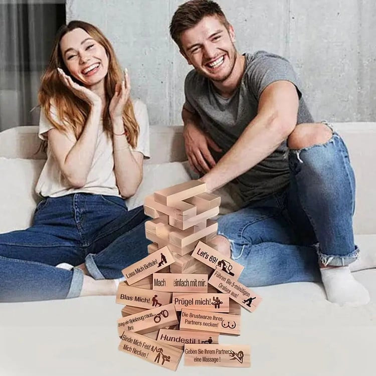 Block Tower Game Couple Activities
