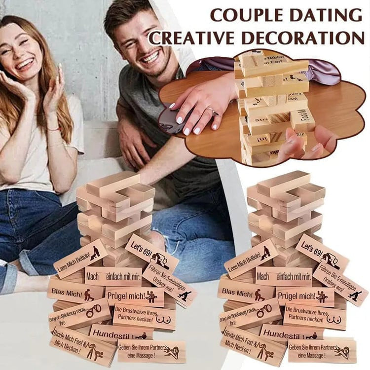Block Tower Game Couple Activities