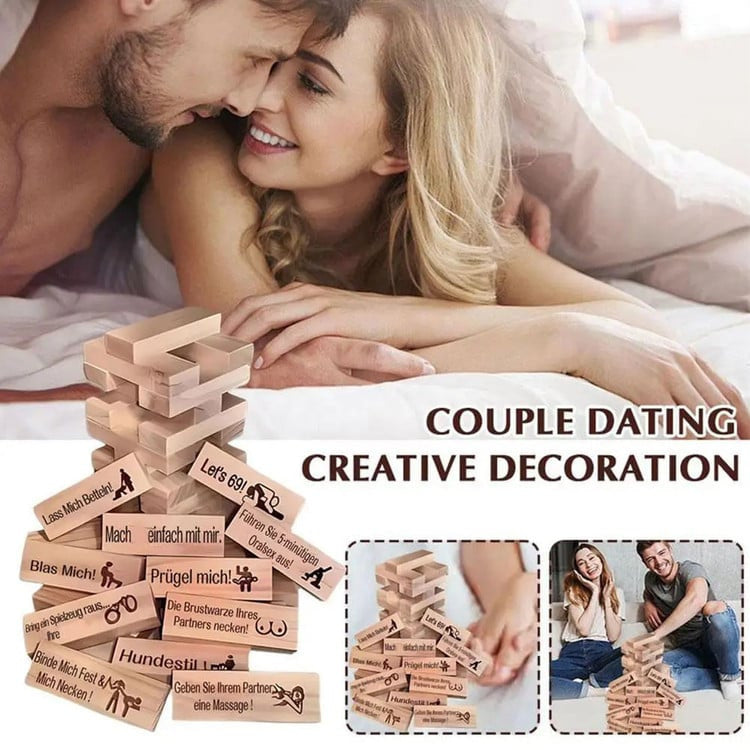 Block Tower Game Couple Activities