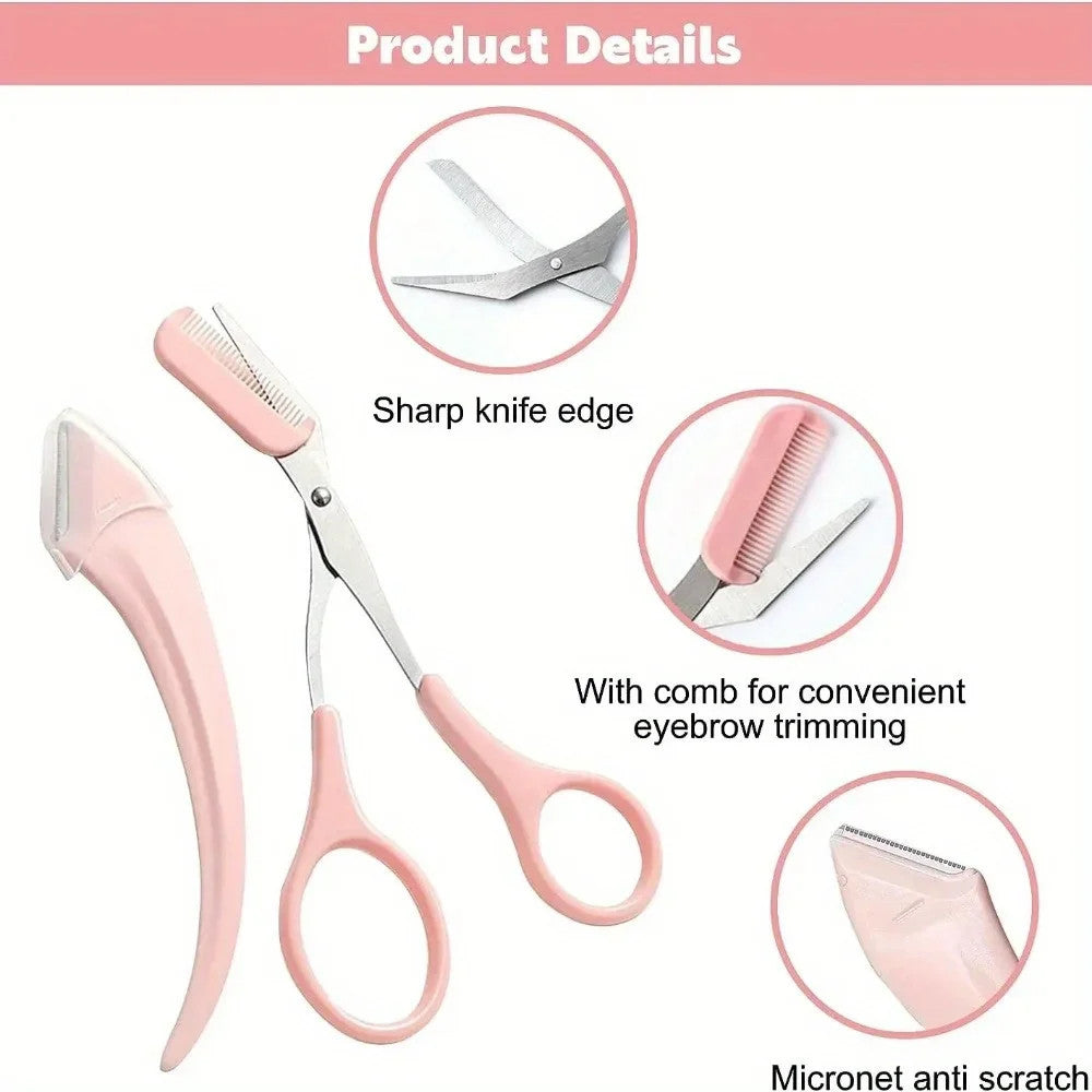 Professional Eyebrow Scissors Trimmer