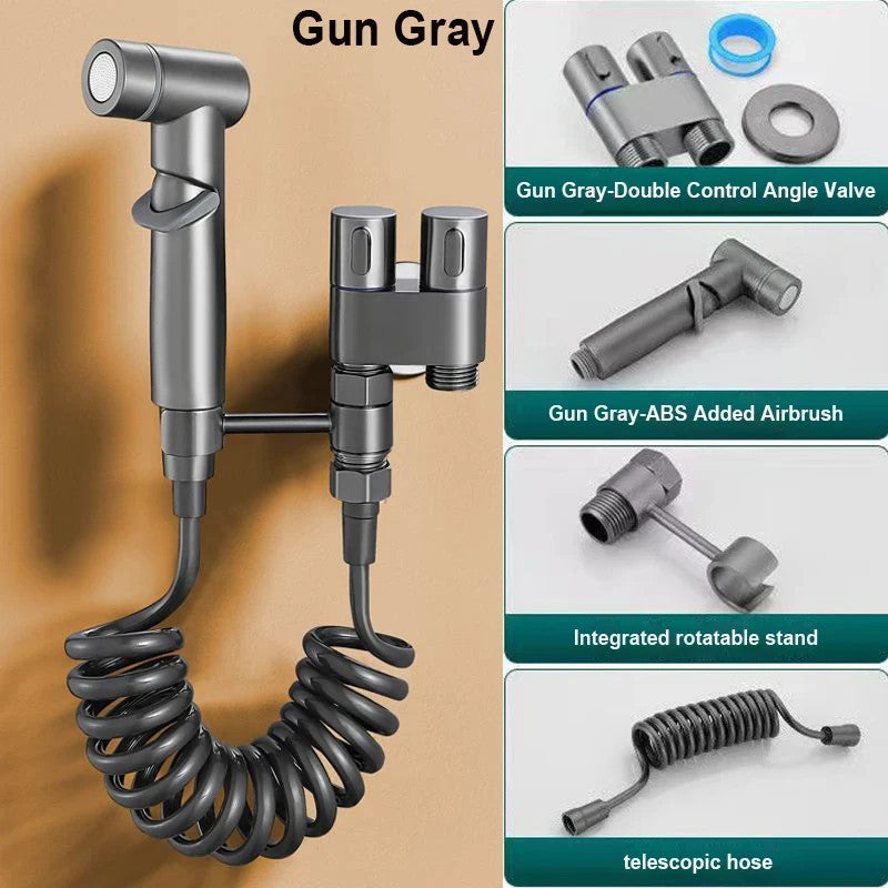 Wall-Mounted Double Outlet Bidet & Shower Valve