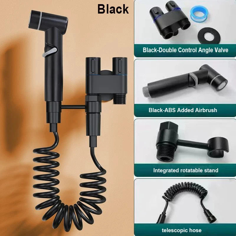 Wall-Mounted Double Outlet Bidet & Shower Valve