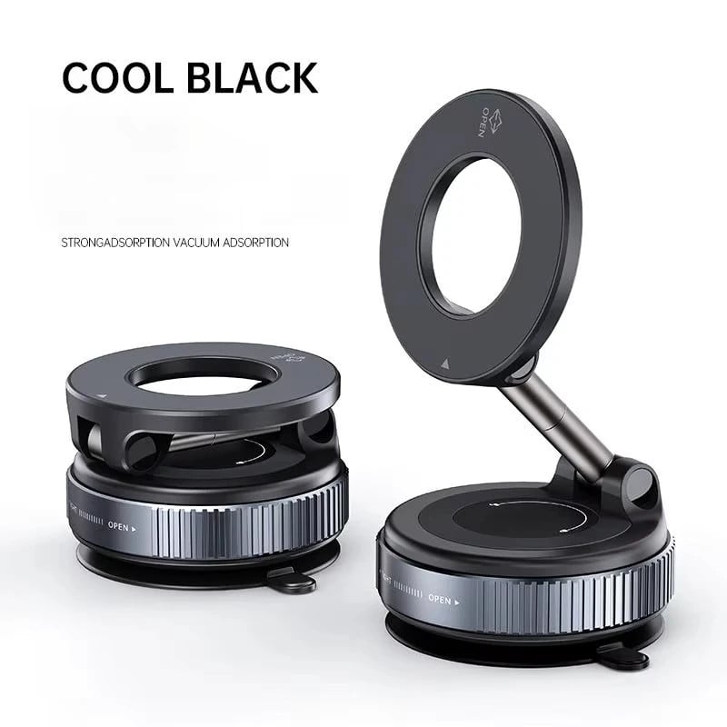 360° Rotatable MagSafe Car Phone Holder with Suction Cup