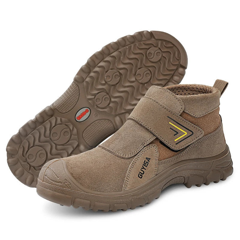 Men's Steel Toe Fire-Resistant Safety Work Shoes