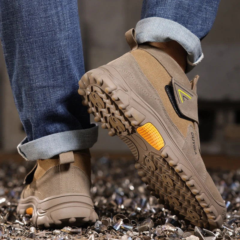Men's Steel Toe Fire-Resistant Safety Work Shoes