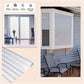 One-way Vision Horizontal Glass Shutter Privacy Window
