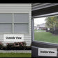 One-way Vision Horizontal Glass Shutter Privacy Window