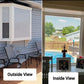 One-way Vision Horizontal Glass Shutter Privacy Window