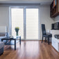 One-way Vision Horizontal Glass Shutter Privacy Window