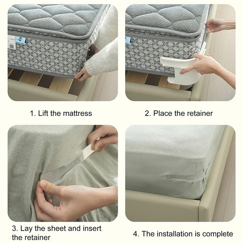 4PCS SheetSecure Lock - Keep Your Bed Tidy & Comfortable