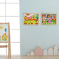 Wall Decoration Wooden Kids Art Frame Changeable