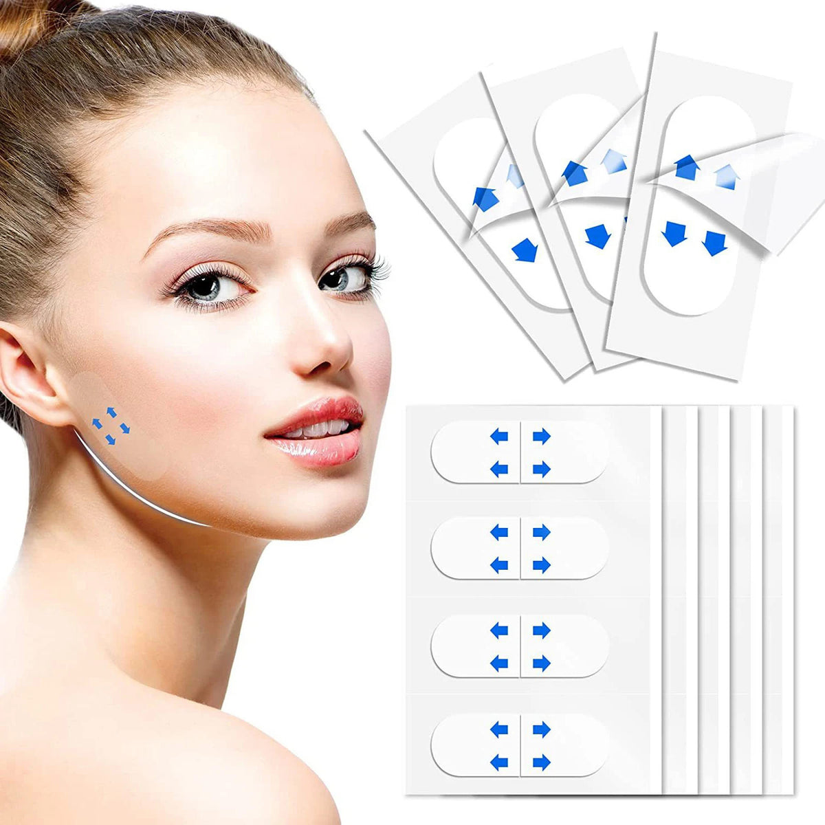 120PCS Face Lift Tape Stickers