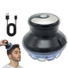 Wireless circular hair clipper with LED display
