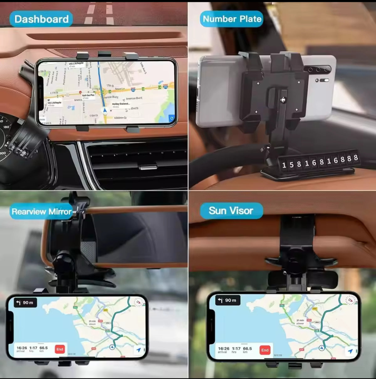 Universal 360 Degree Rotation Car phone holder