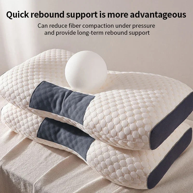 Orthopedic Neck Support Pillow – Soybean Fiber Comfort