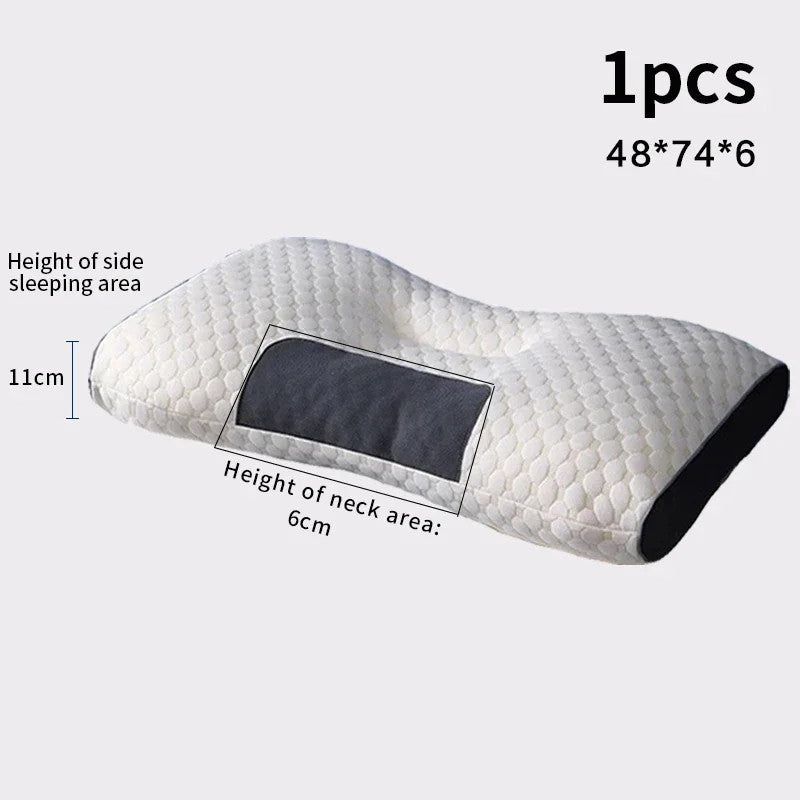 Orthopedic Neck Support Pillow – Soybean Fiber Comfort