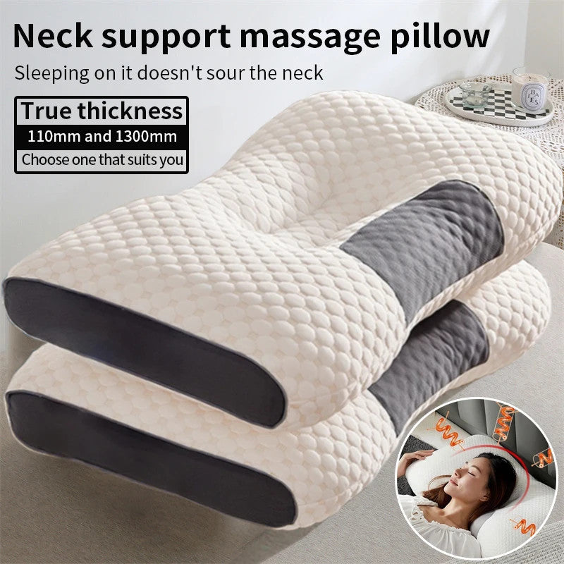 Orthopedic Neck Support Pillow – Soybean Fiber Comfort