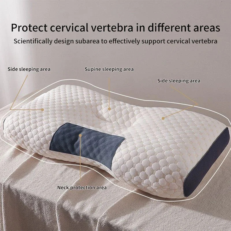 Orthopedic Neck Support Pillow – Soybean Fiber Comfort