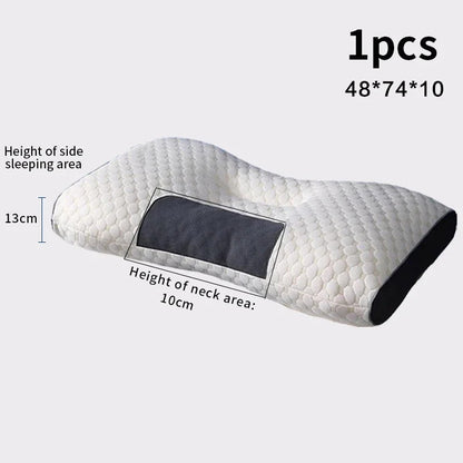 Orthopedic Neck Support Pillow – Soybean Fiber Comfort