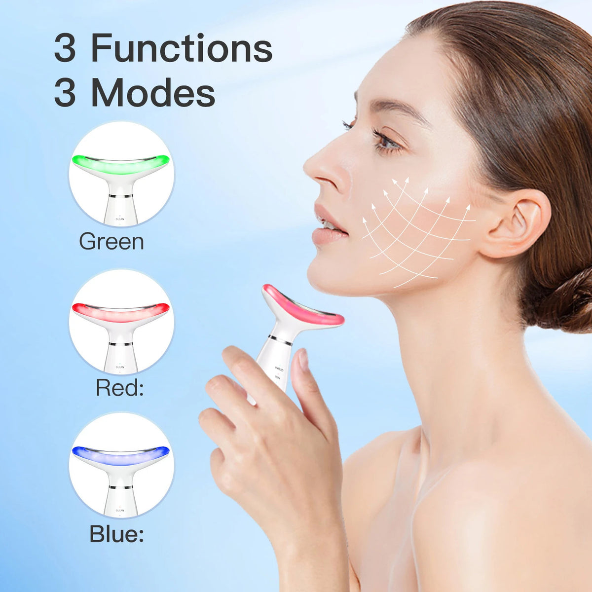 Facial Massager Neck Facial Beauty Device Lifting Tighten Skin Care Tool