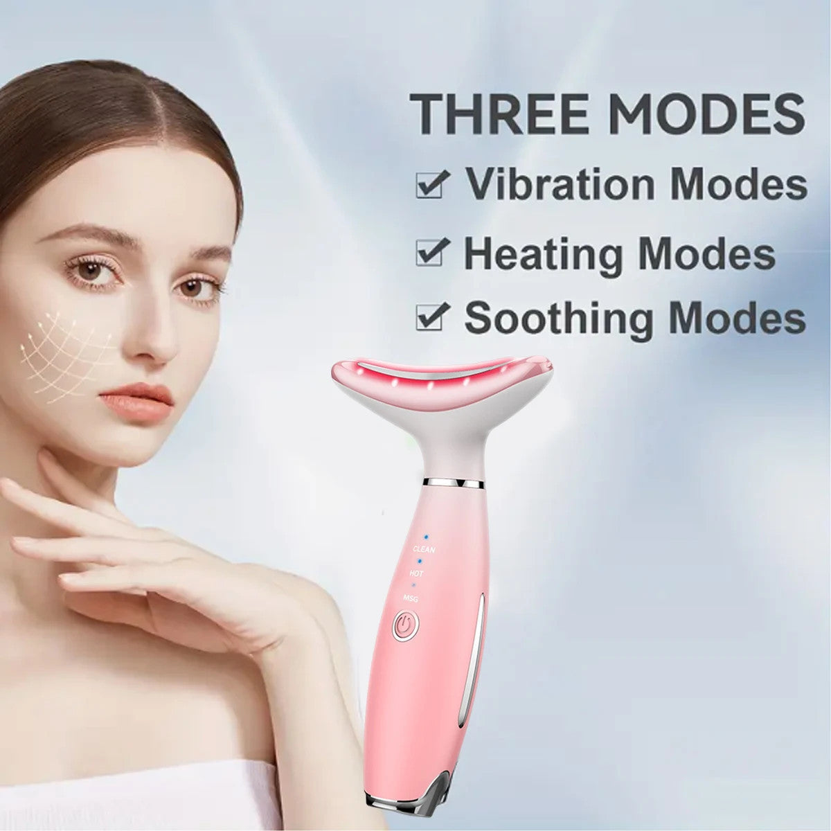 Facial Massager Neck Facial Beauty Device Lifting Tighten Skin Care Tool