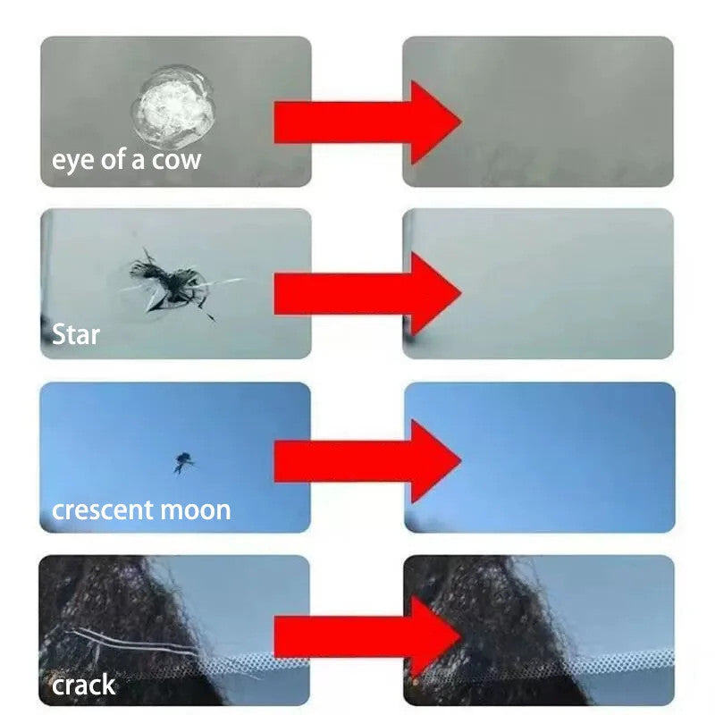 Glass repair kit