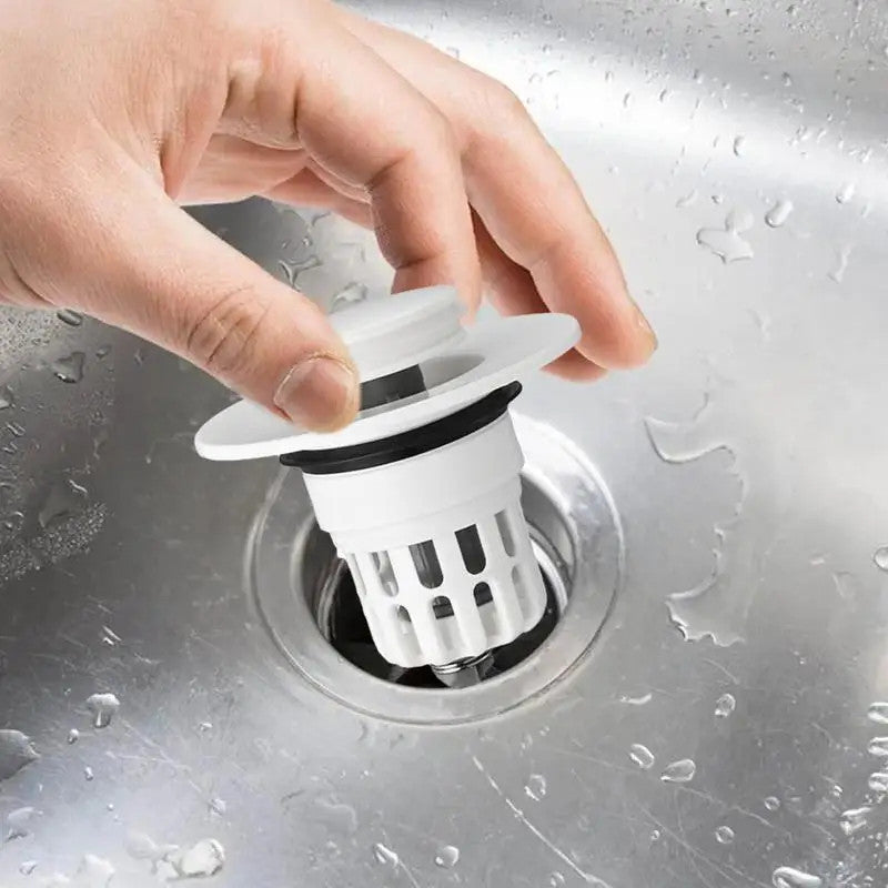 Rust-Proof Basin Drain Plug & Filter